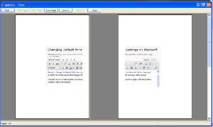 MS Paint Default Print Settings