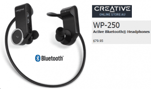 Creative WP-250 Wireless Bluetooth Headphones with Invisible Mic