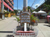 Lapu-Lapu City, Mactan Island after getting of the Ferry