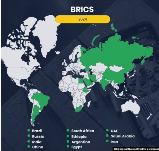 BRICS countries 2024 from Russia.