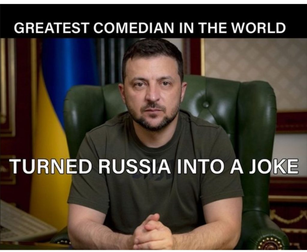 Zelensky Greatest Comedian